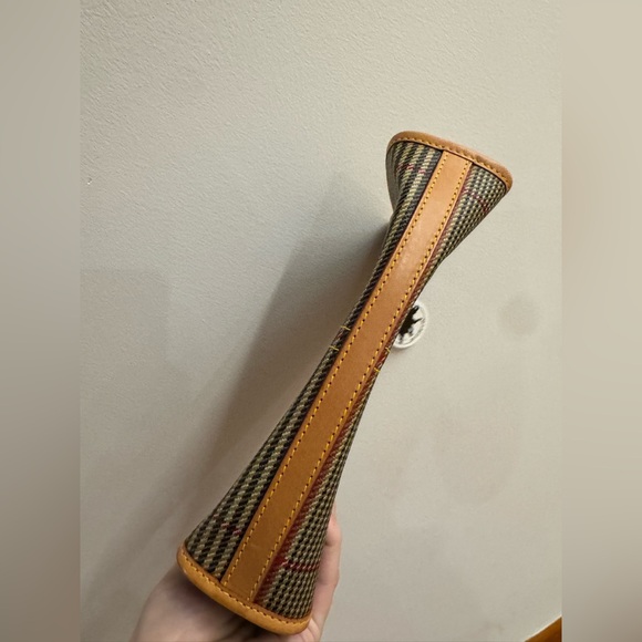 Hunting World never used with tags Scottish plaid leather clutch bag. - Picture 5 of 11